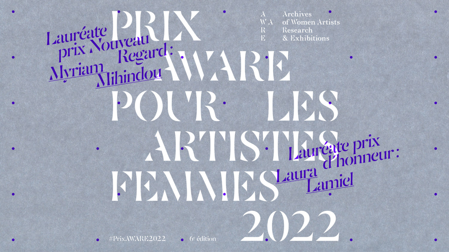 2022 - AWARE Artistes femmes / women artists
