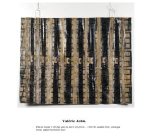 Valérie John - AWARE Artistes femmes / women artists