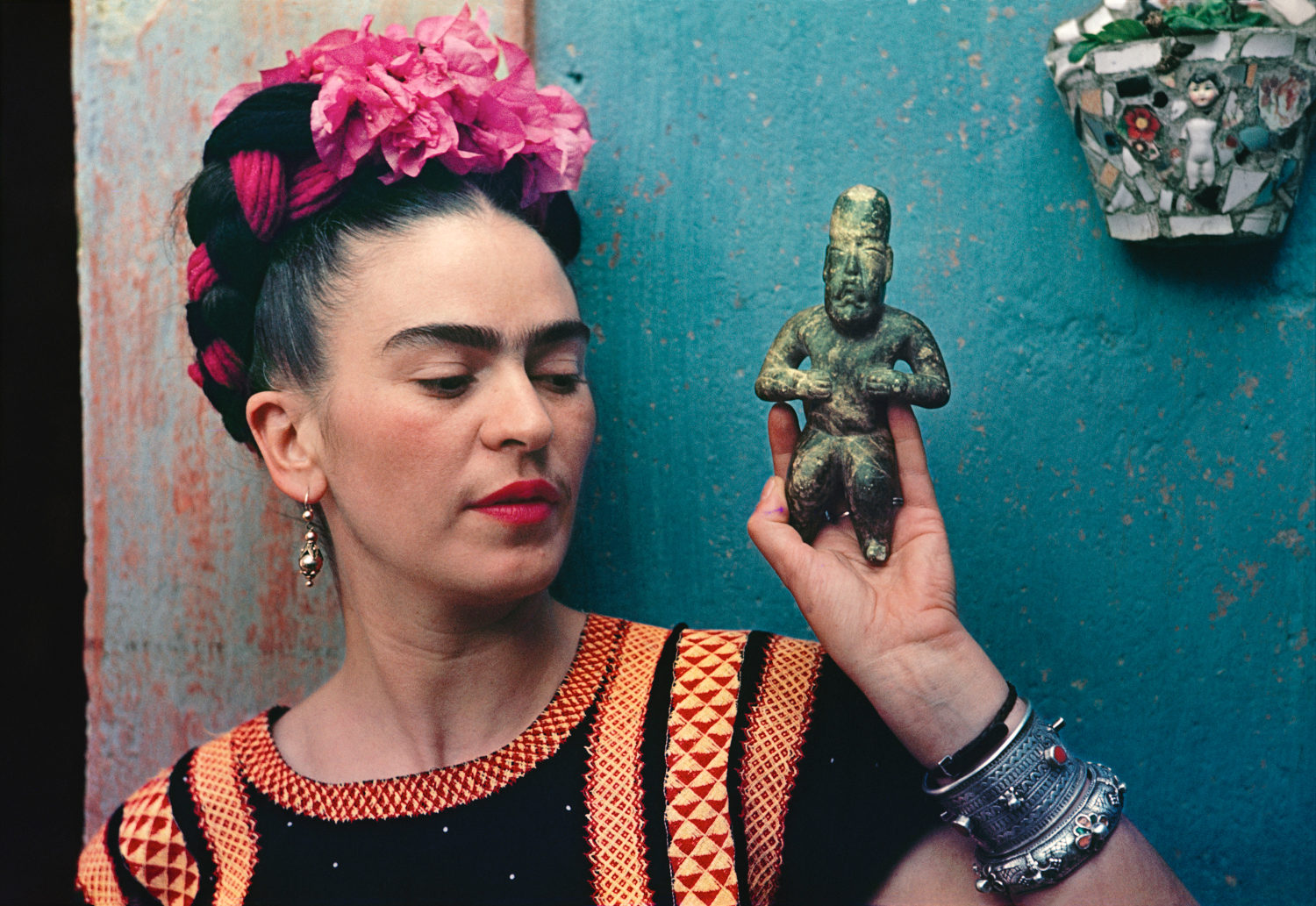 Frida Kahlo ruban à fleurs