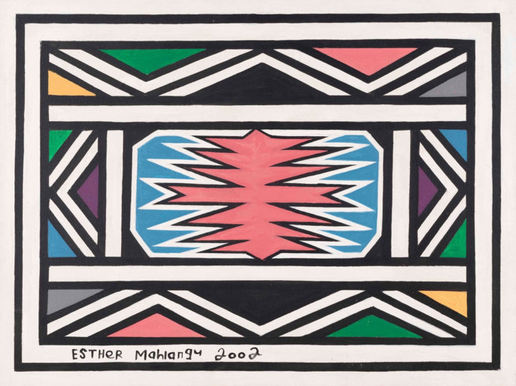 Esther Mahlangu — AWARE Women artists / Femmes artistes