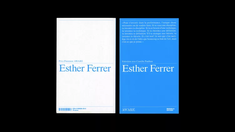 Interview with Esther Ferrer - AWARE