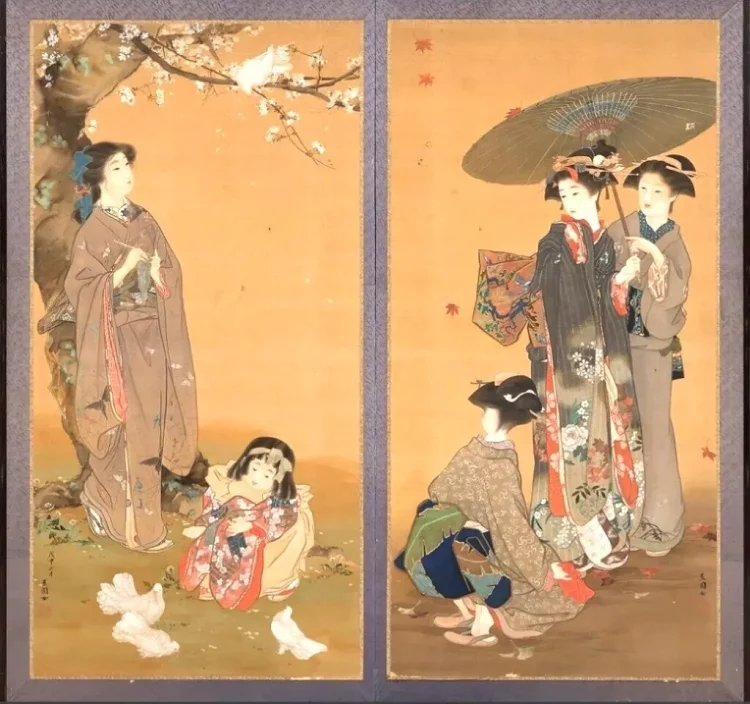 Women Nihonga Painters and Bijinga - AWARE