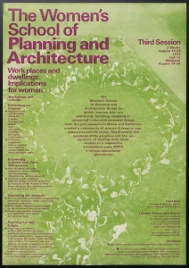 La pédagogie est politique : la Women’s School of Planning and Architecture - AWARE Artistes femmes / women artists