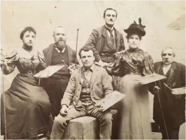 Les restauratrices de peinture à Paris avant 1950 - AWARE