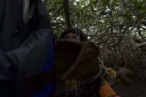 Terre-Mère : Carla Gueye auprès de Seyni Awa Camara - AWARE Artistes femmes / women artists